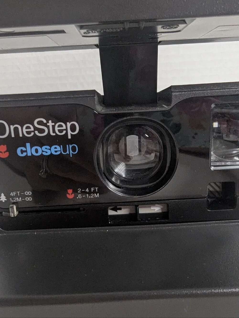 Polaroid OneStep CloseUp Instant Film Camera Black 600 Series Vintage Retro